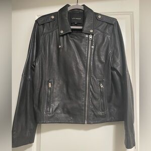 Lucky Brand Classic Black Leather Jacket